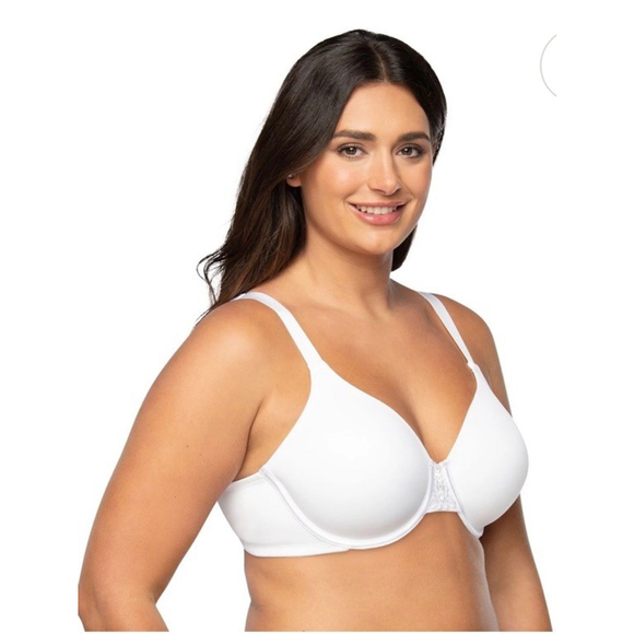 Vanity Fair Beauty Back Full Figure Smooth Underwire White Bra 36C 76380 2-NWT - Picture 1 of 7